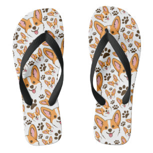 Darling Pembroke Welsh Corgi Pet Welpe Hund Flip Flops