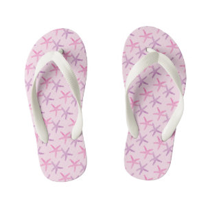Darling Pink und Lila Starfish Kinderbadesandalen