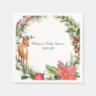 Darling Reindeer Weihnachtsdusche Serviette