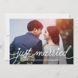 Darling Script Editable Color Wedding Ankündigung