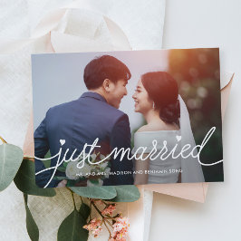 Darling Script Editable Color Wedding Ankündigung