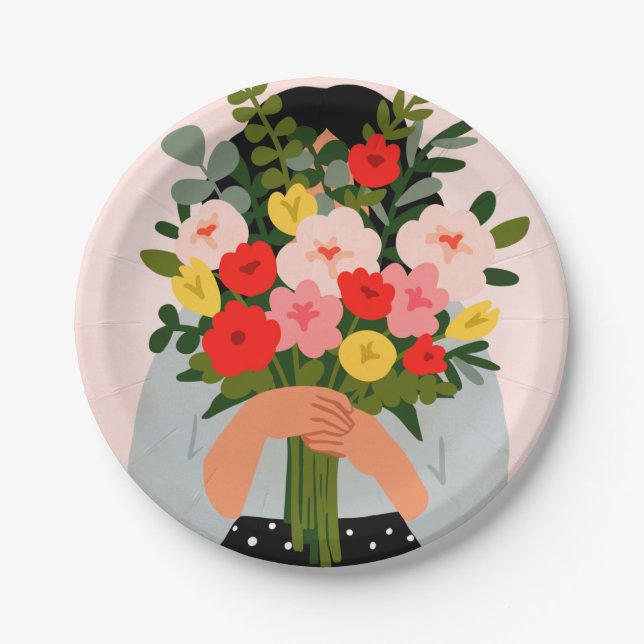 Darling Valentine II Pappteller (Vorderseite)