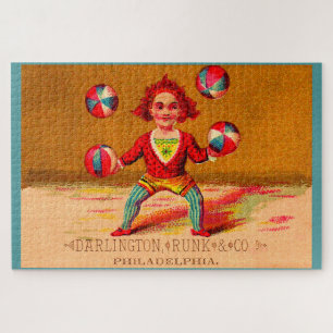 Darlington, Runk & Co., viktorianischer Kartenjong Puzzle