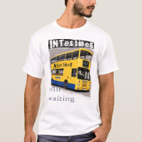 Darm-gelbes Bus-T-Shirt