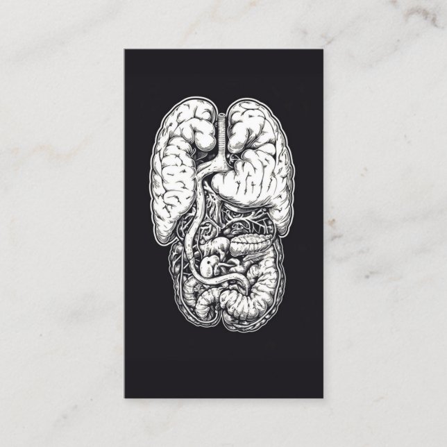 Darm Health Doctor Microbiota Experte Visitenkarte (Vorderseite)