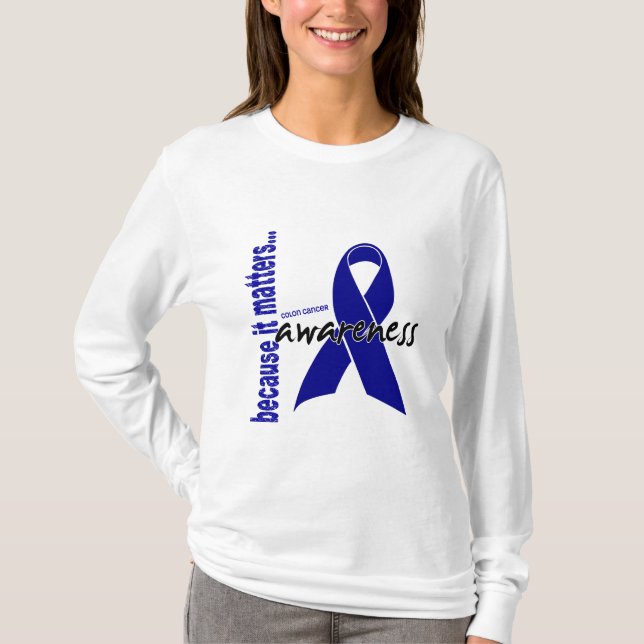Darmkrebs-Bewusstsein T-Shirt (Vorderseite)