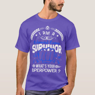 Darmkrebs-Bewusstseins-Überlebender Was ist dein S T-Shirt