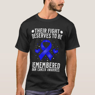 Darmkrebs-Bewusstseinsartikel Geschenke Darmkrebs T-Shirt