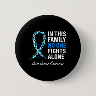 Darmkrebs Blauer Krebs Button
