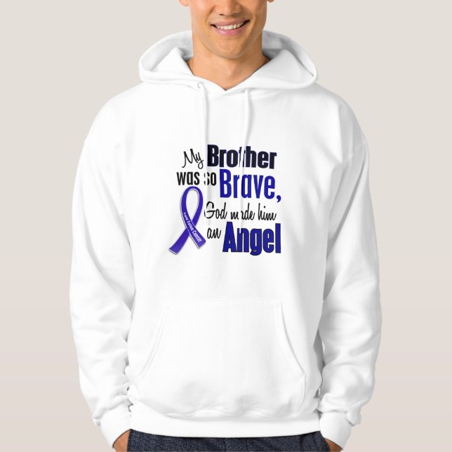 Darmkrebs ENGEL 1 Bruder Hoodie (Vorderseite)