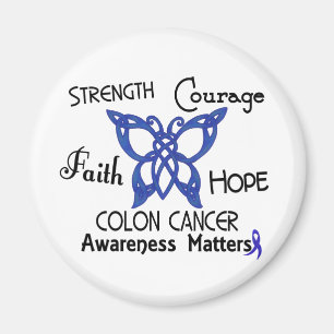 Darmkrebs-keltischer Schmetterling 3 Magnet