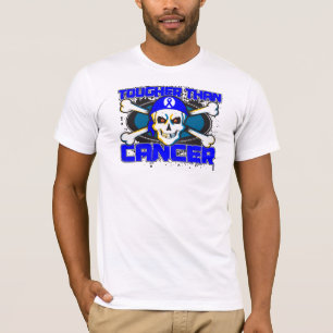 Darmkrebs stärker als Krebs-Schädel T-Shirt