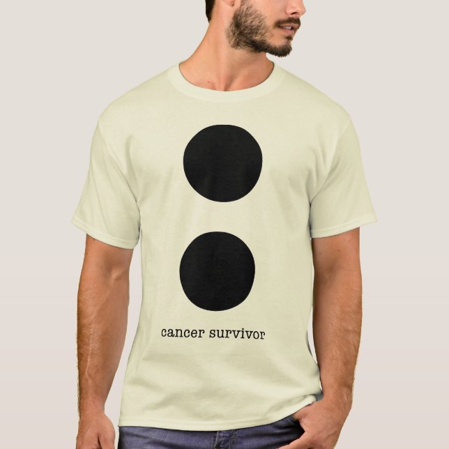 Darmkrebs-Überlebend-Shirt T-Shirt (Vorderseite)