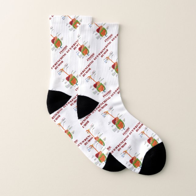 Darmschwingende Spaß im Verdauungssystem Socken (Paar)