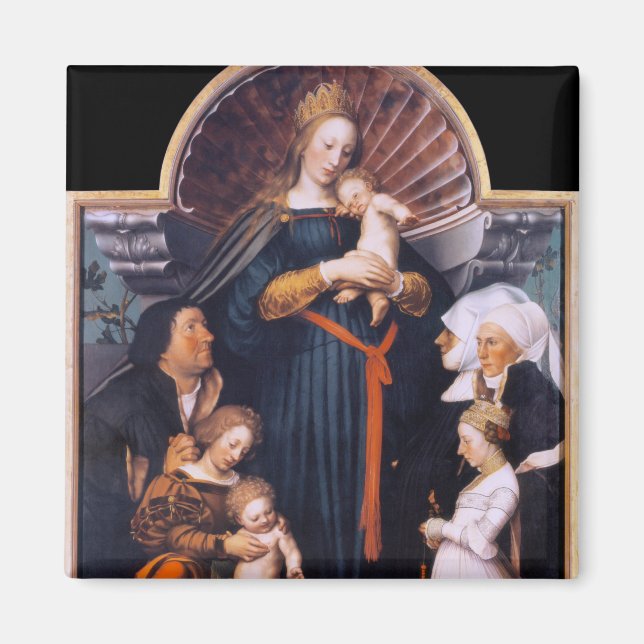 Darmstadt Madonna, Holbein der Jüngere Magnet (Vorne)