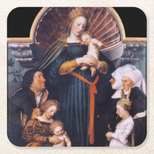 Darmstadt Madonna, Holbein der Jüngere Rechteckiger Pappuntersetzer