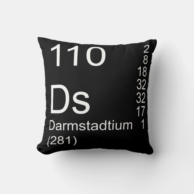 Darmstadtium Kissen (Vorderseite)