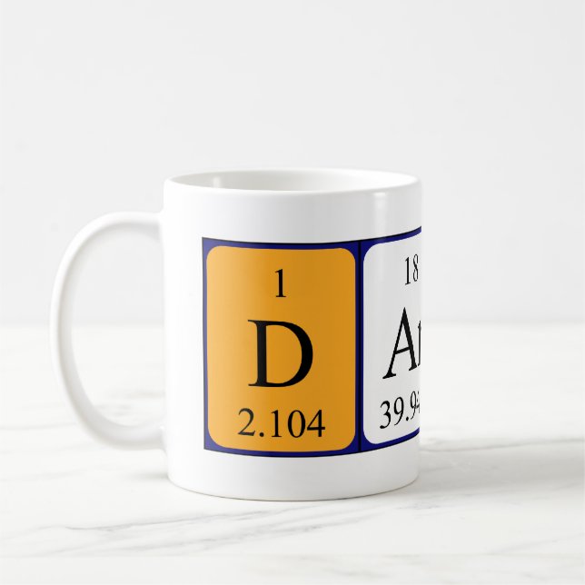 Darren Periodenname Tasse (Links)