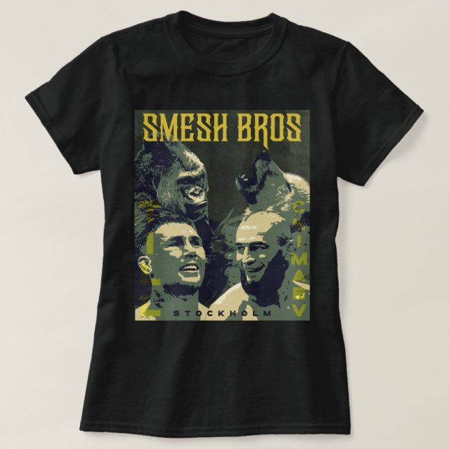 Darren Till, Khamzat Chimaev, Smesh Bros, Geschenk T-Shirt (Design vorne)