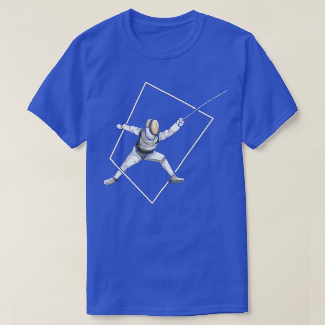 Darstellend eine Fleche oder Riposte beim Zählen T-Shirt (Design vorne)