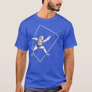 Darstellend eine Fleche oder Riposte beim Zählen T-Shirt