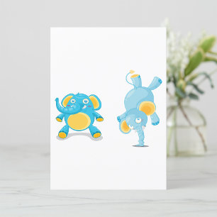 Darstellender Elefant Einladung