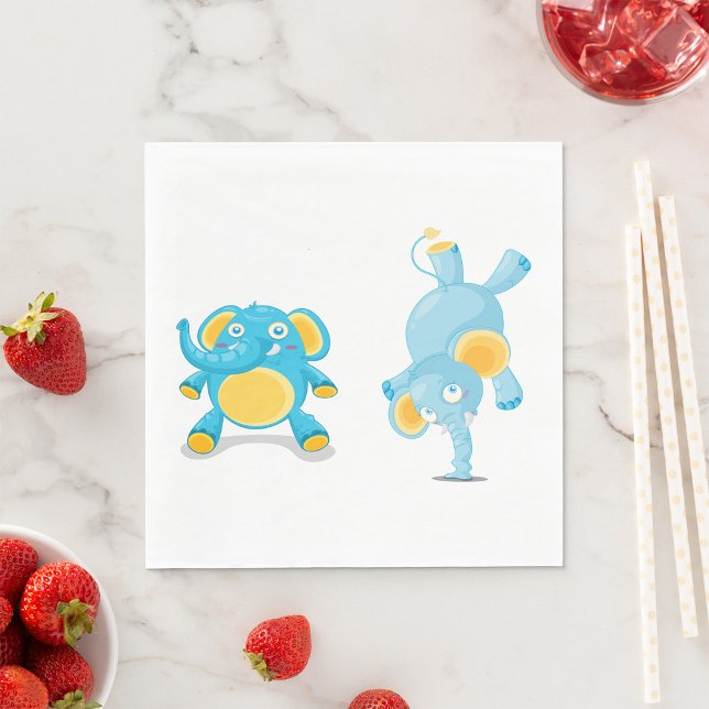 Darstellender Elefant Serviette (Von Creator hochgeladen)