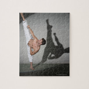 Darstellender Kick, Studioaufnahme des männlichen Puzzle