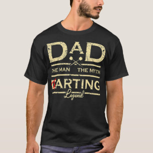 Darsteller und Farting Daddy Funny Furzen Dart Vat T-Shirt
