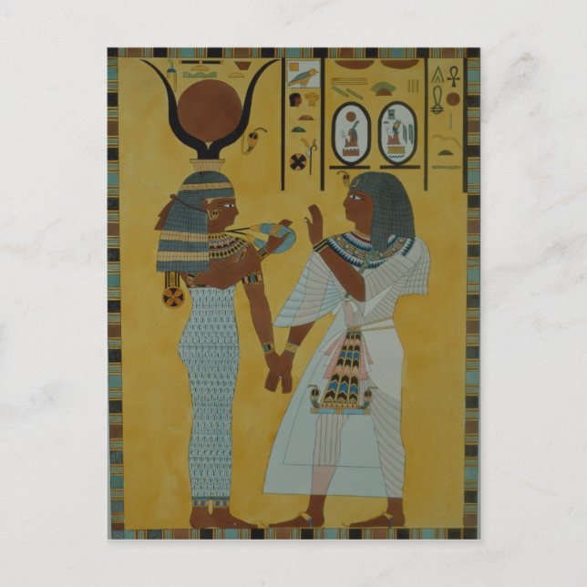 Darstellung aus den Gräbern des Tales Postkarte (Vorderseite)