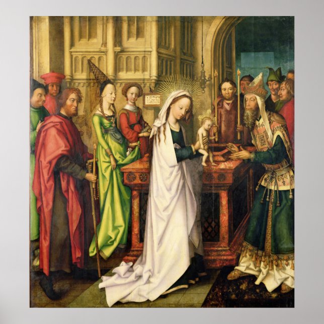 Darstellung Christi im Tempel, 1500 Poster (Vorne)