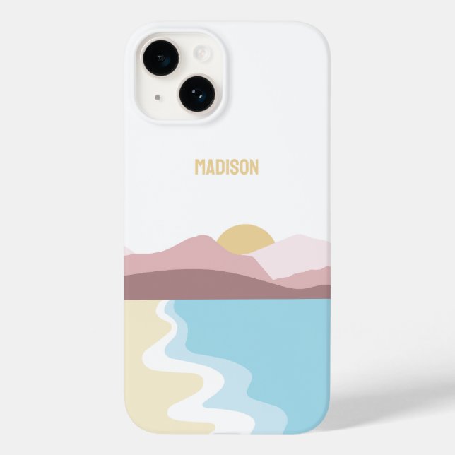 Darstellung der benutzerdefinierten Monogrammart Case-Mate iPhone Hülle (Rückseite)