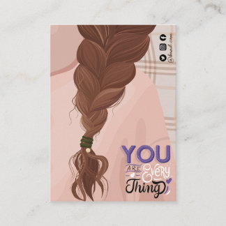 Darstellung der Hair-Display-Karte Visitenkarte