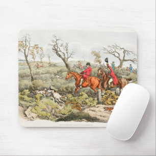 Darstellung der Jagd auf Fuchs Skizzen Mousepad