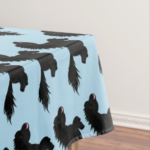Darstellung der Pony-Cartoon in Shetland-niedlich Tischdecke