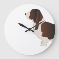 Darstellung der Silhouette der Basset Hound Hunde