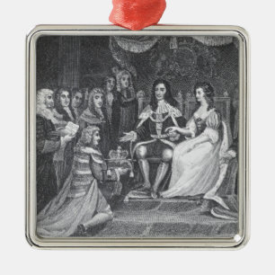 Darstellung der Verfassungsurkunde Ornament Aus Metall