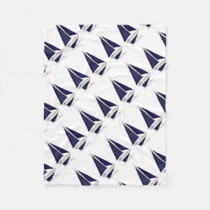 Darstellung der Vintagen nautischen Boote von Sege Fleecedecke