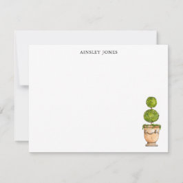 Darstellung der Wasserfarben in Topform Mitteilungskarte