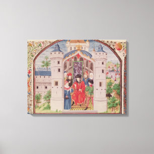 Darstellung der Wirtschaft Leinwanddruck