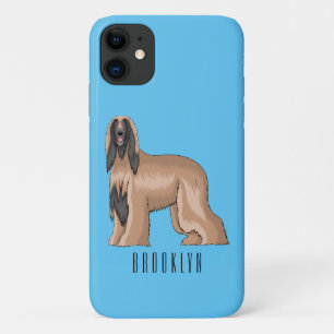 Darstellung des afghanischen Hundshundes-Cartoon Case-Mate iPhone Hülle