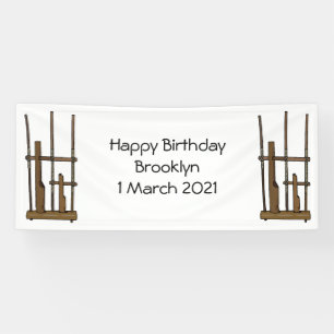 Darstellung des Angklung-Cartoon Banner