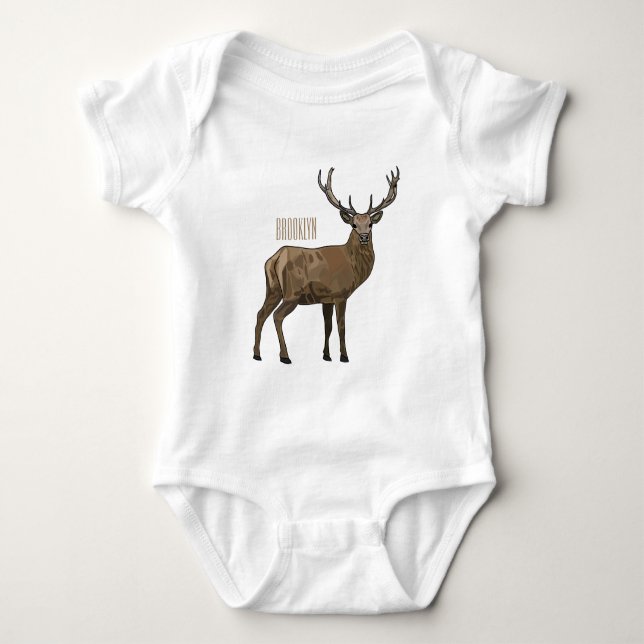 Darstellung des Cartoon Baby Strampler (Vorderseite)