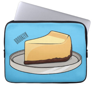 Darstellung des Cartoon Cheesecake Laptopschutzhülle