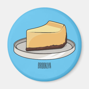 Darstellung des Cartoon Cheesecake Magnet