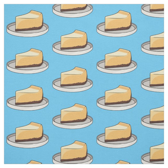 Darstellung des Cartoon Cheesecake Stoff (Muster)