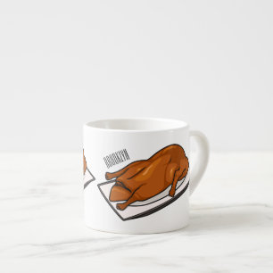 Darstellung des Cartoon der Ente Espressotasse