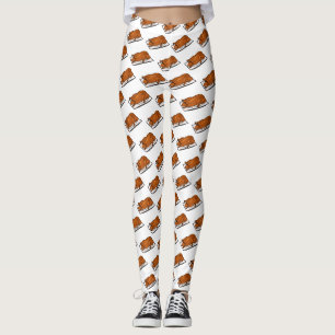 Darstellung des Cartoon der Ente Leggings
