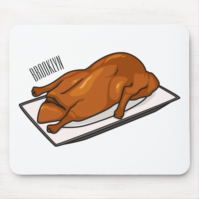 Darstellung des Cartoon der Ente Mousepad (Vorne)