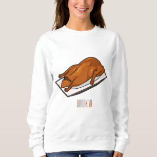 Darstellung des Cartoon der Ente Sweatshirt